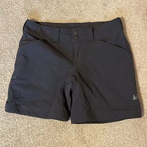 REI Shorts Womens 4 Lightweight Outdoors Pockets Button Blk Chino